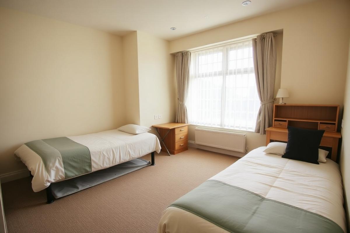 Shared occupancy room at Serene Orbit Girl's PG