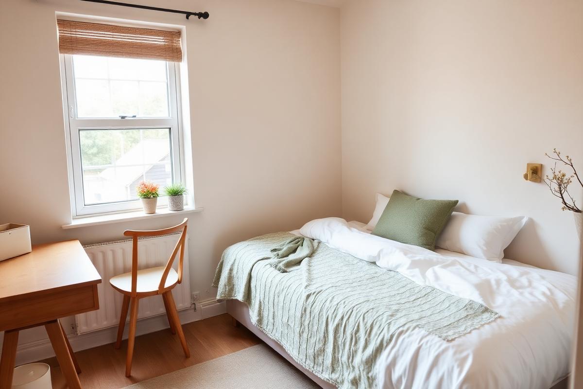 Single occupancy room at Serene Orbit Girl's PG